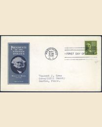 # 813 - 8¢ Van Buren: FDC