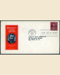 # 823 - 18¢ Grant: FDC