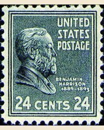 # 828 - 24¢ Benjamin Harrison