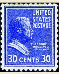 # 830 - 30¢ Theodore Roosevelt