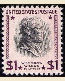 # 832 - $1 Woodrow Wilson