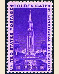 # 852 - 3¢ Golden Gate Expo
