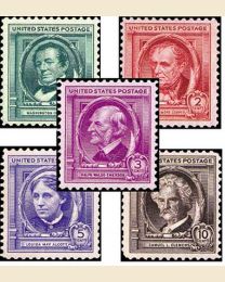 # 859S - Famous Americans set of 35