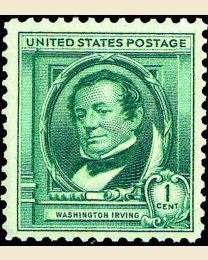 # 859 - 1¢ Washington Irving