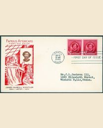 # 885 - 2¢ Whistler: FDC