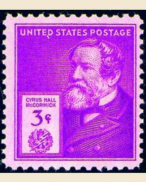 # 891 - 3¢ Cyrus Hall McCormick