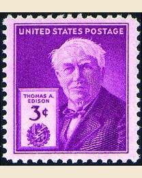 # 945 - 3¢ Thomas Edison