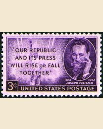 # 946 - 3¢ Joseph Pulitzer