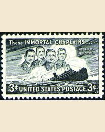 # 956 - 3¢ Four Chaplains