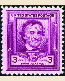 # 986 - 3¢ Edgar Allan Poe
