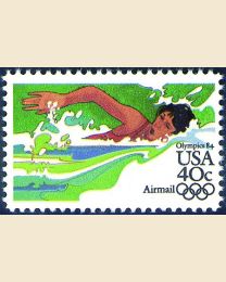 #C107 - 40¢ Swimming