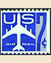 #C52 - 7¢ Jet Liner (blue)
