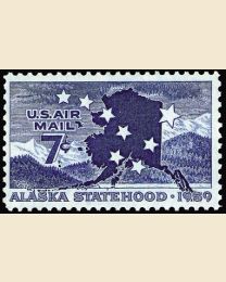 #C53 - 7¢ Alaska Statehood