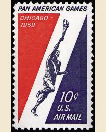 #C56 - 10¢ Pan Am. Games
