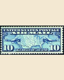 #C7 - 10¢ Map & Mail Planes