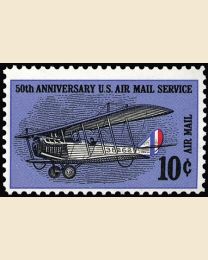 #C74 - 10¢ 50th Airmail  Anniversary