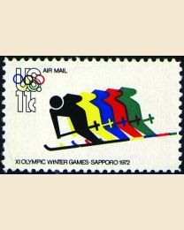 #C85 - 11¢ Olympic Skiing
