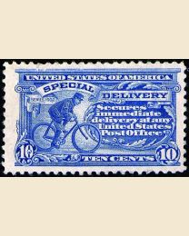 # E11 - 10¢ Messenger on Bicycle