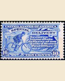 #  E6 - 10¢ Messenger on Bicycle