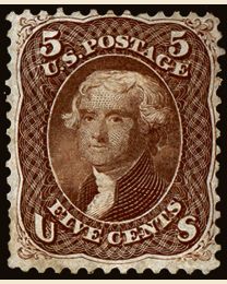 US # 76 - 5¢ Jefferson