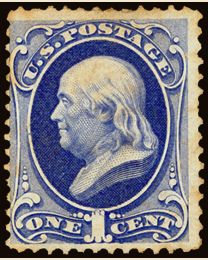 US # 145 - 1¢ Franklin