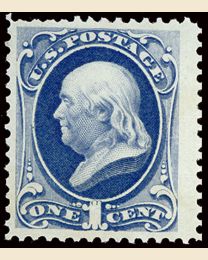 US # 156 - 1¢ Franklin