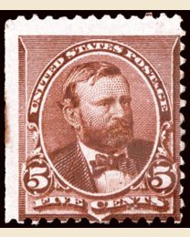US # 223 - 5¢ Grant