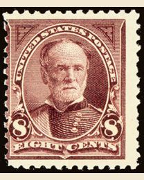 US # 257 - 8¢ Sherman