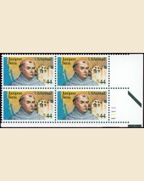 #C116 - 44¢ Father Serra: Plate Block