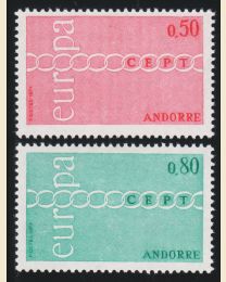 Andorra, Fr # 205-06 Europa