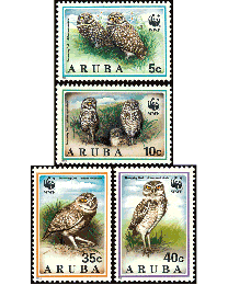 Aruba #101-04 WWF Owls
