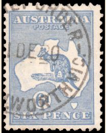 Australia #48 Kangaroo & Map