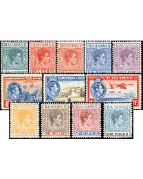 Bahamas #100-13 King George Vi