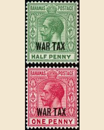 Bahamas #MR6-7 War Tax