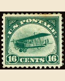 US #  C2 - 16¢ Curtiss Jenny