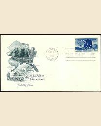 #C53 - 7¢ Alaska Statehood FDC