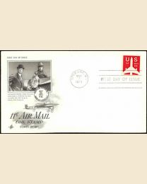 #C82 - 11¢ Jet Liner coil FDC