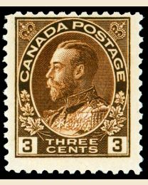 #108 3¢ King George V