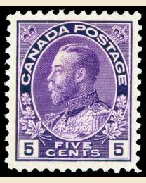 #112 5¢ King George V