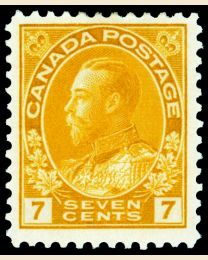#113 7¢ King George V