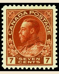 #114 7¢ King George V