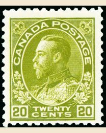 #119 20¢ King George V