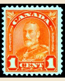 #162 1¢ King George V