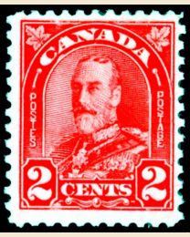 #165 2¢ King George V