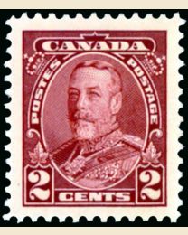 #218 2¢ King George V
