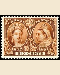 Canada #55 - 6¢ Victoria