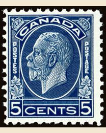 Canada #199 5¢ King George V