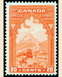 Canada #E3 - 20¢ Mail Transport