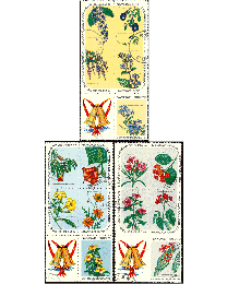 Cuba #1464-78 Flowering Plants