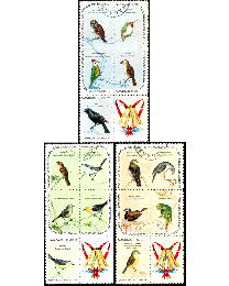 Cuba #1572-86 Christmas Birds